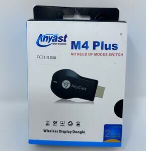 Anyast Easy Sharing M4 Plus Wireless Display Dongle No Need of‎ Modes Switch